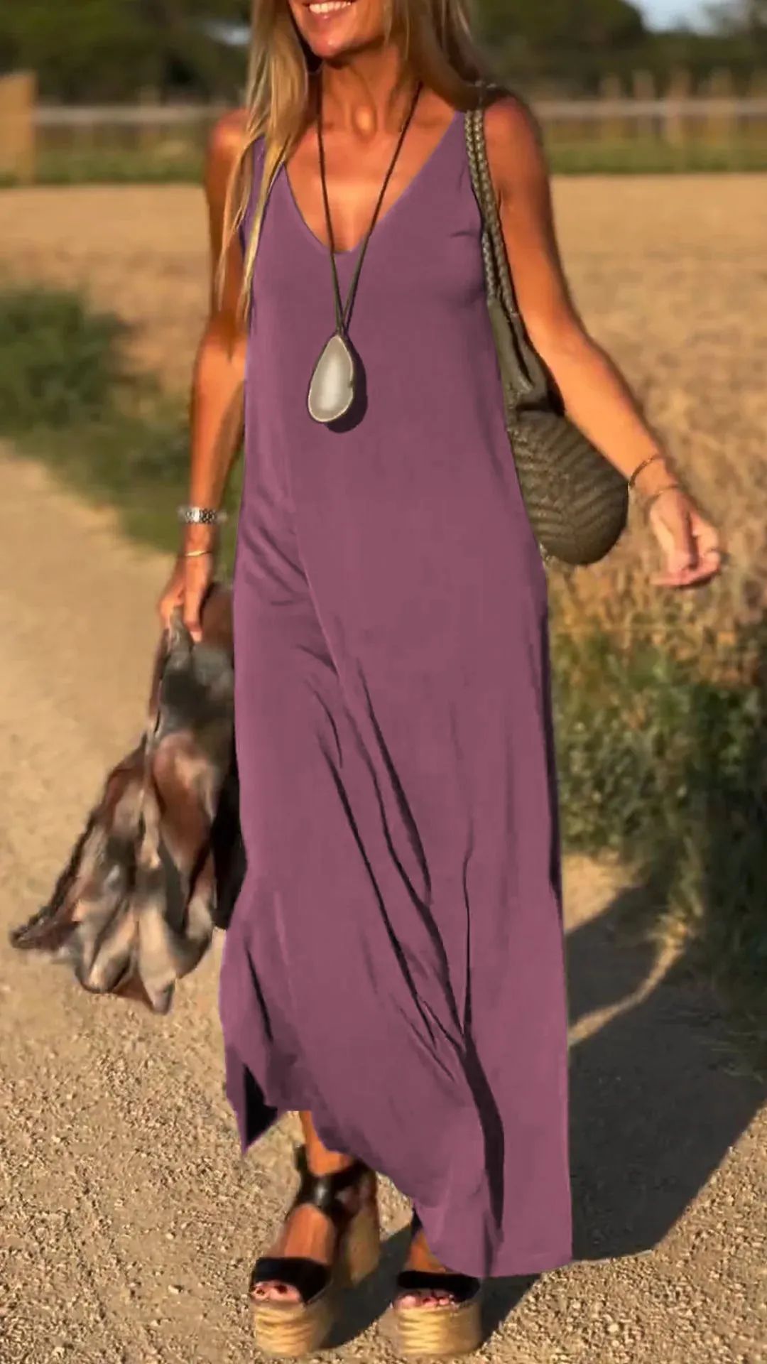 Robe sexy pour femme avec ceinture et col en V