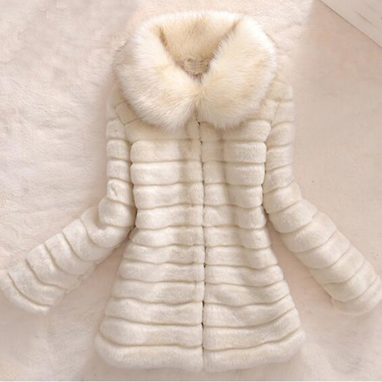 manteau en fourrure de lapin