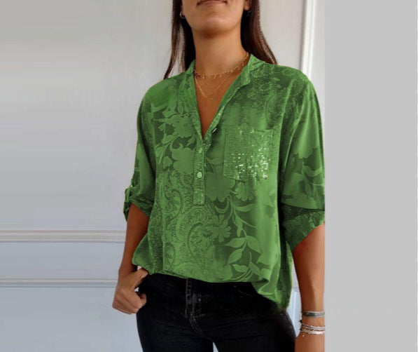 Chemise imprimée stylée et élégante pour un nouvel été