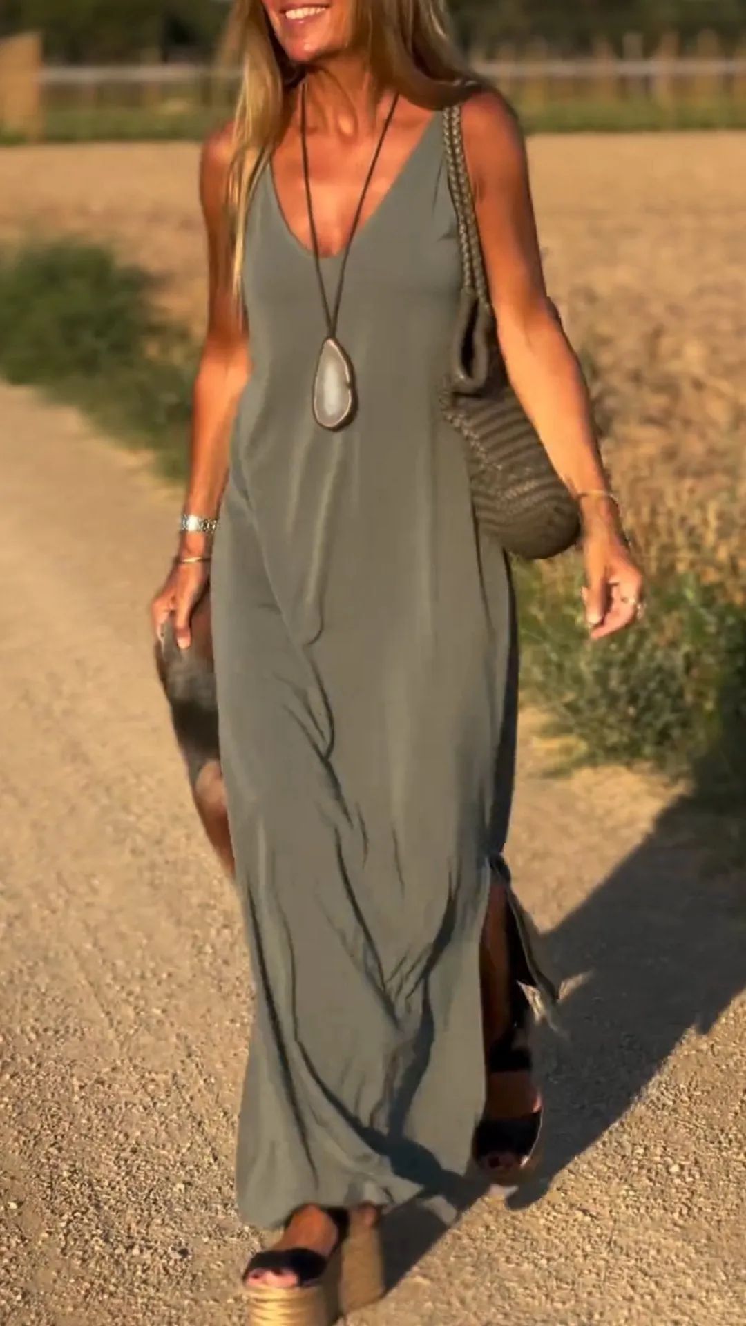 Robe sexy pour femme avec ceinture et col en V