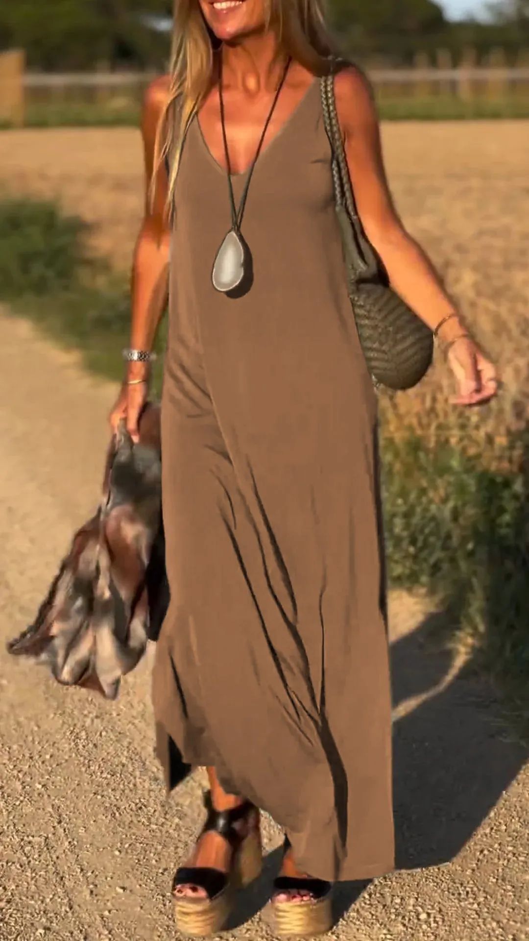 Robe sexy pour femme avec ceinture et col en V