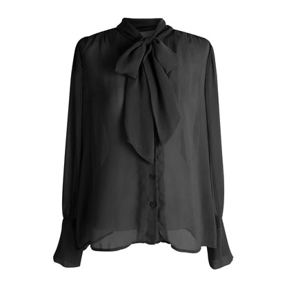 Chemise transparente pour femme au design familier