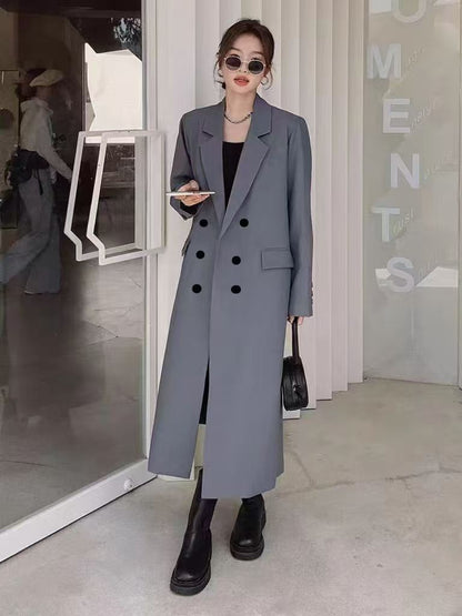 long trench noir