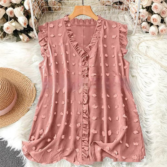 Chemise décontractée à manches courtes et à motifs