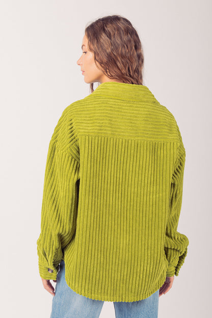 Manteau chemise à grandes poches