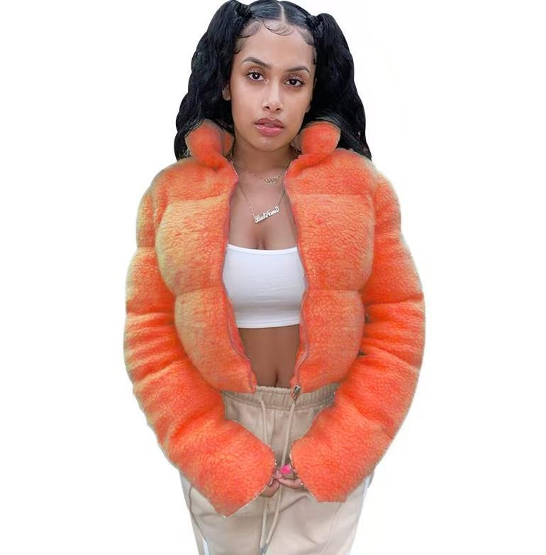 Long sleeved warm cashmere lamb cotton dress