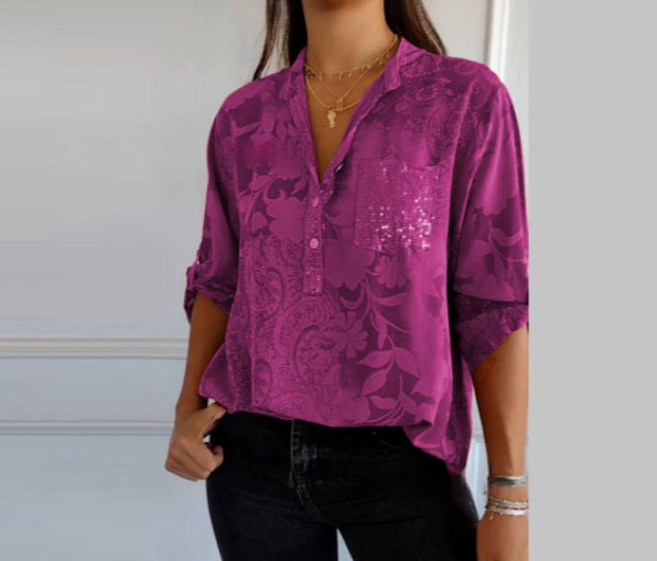 Chemise imprimée stylée et élégante pour un nouvel été