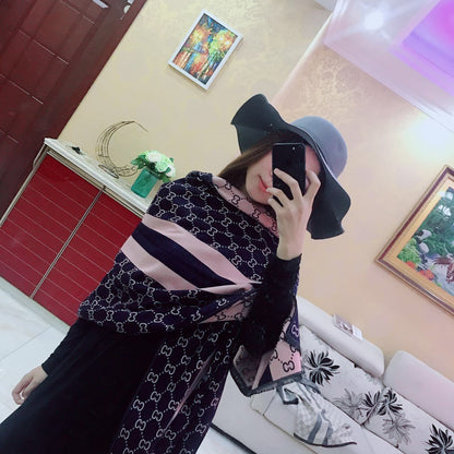 New C letter imitation cashmere scarf