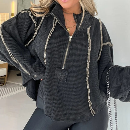 veste à ourlet déchiré