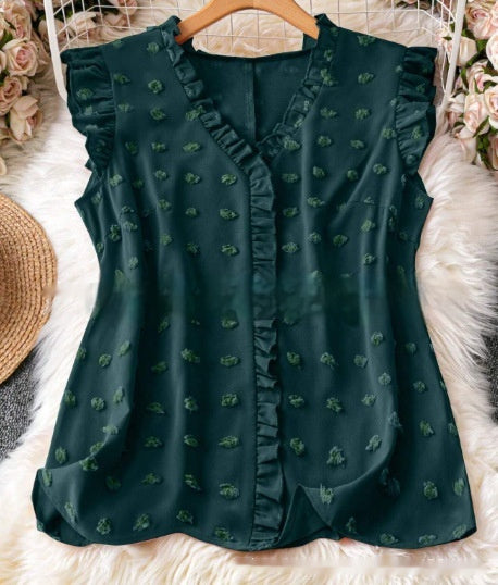 Chemise décontractée à manches courtes et à motifs