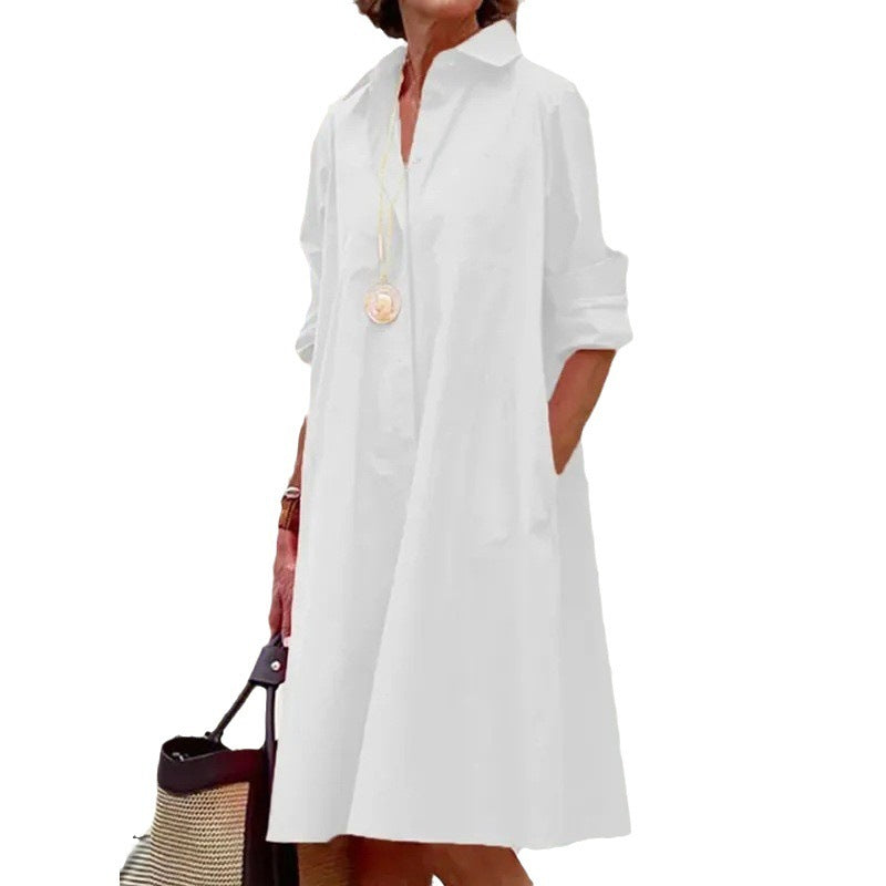Nouvelle robe cardigan chemise