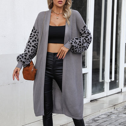 Cardigan imprimé léopard