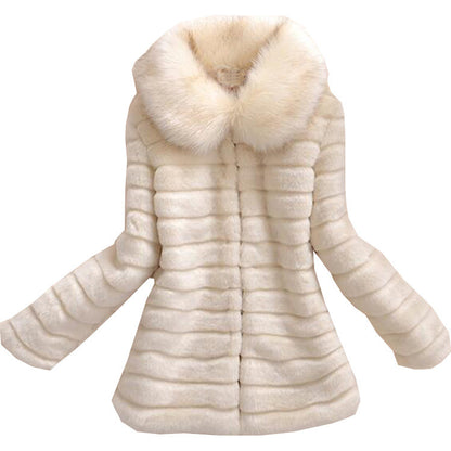 manteau en fourrure de lapin