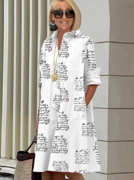 Nouvelle robe cardigan chemise