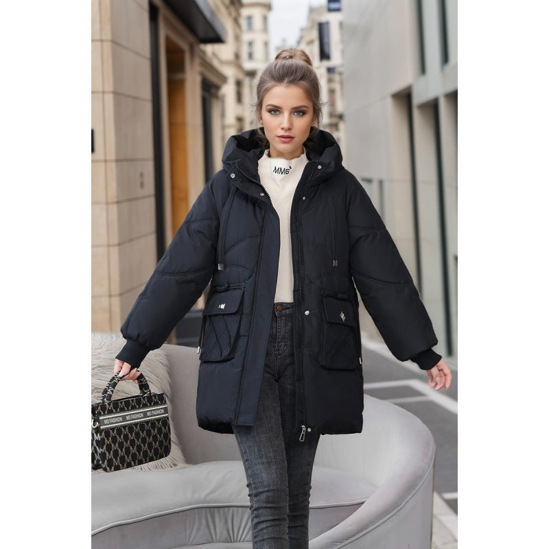 Manteau d'hiver chaud en coton