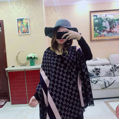 New C letter imitation cashmere scarf