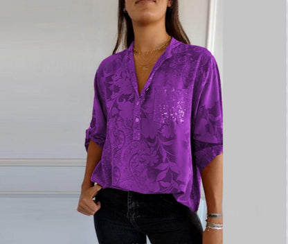 Chemise imprimée stylée et élégante pour un nouvel été