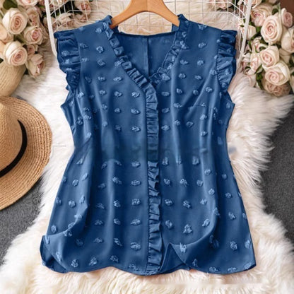 Chemise décontractée à manches courtes et à motifs