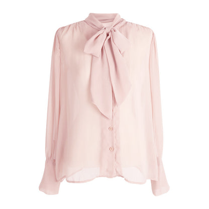 Chemise transparente pour femme au design familier