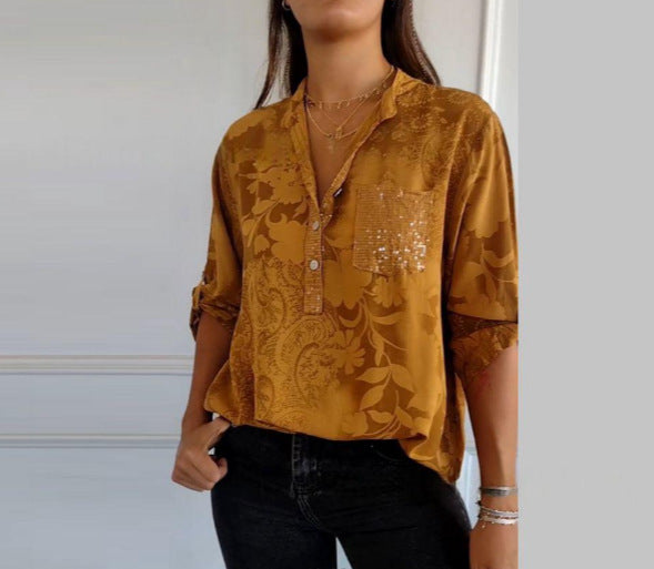 Chemise imprimée stylée et élégante pour un nouvel été