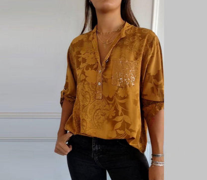 Chemise imprimée stylée et élégante pour un nouvel été
