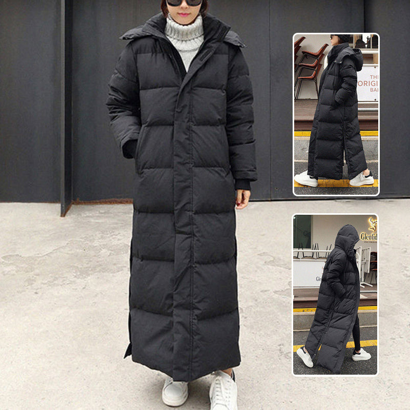 long manteau d'hiver chaud