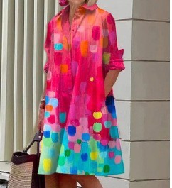 Nouvelle robe cardigan chemise