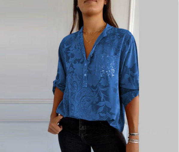 Chemise imprimée stylée et élégante pour un nouvel été