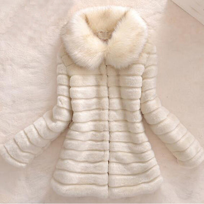 manteau en fourrure de lapin