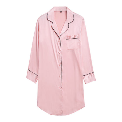 Chemise d'été en soie pour femme