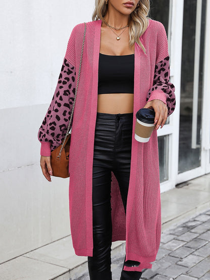 Cardigan imprimé léopard