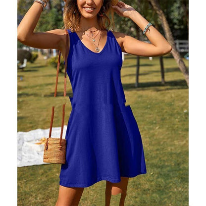 Nouvelle robe ample à manches longues pour femme