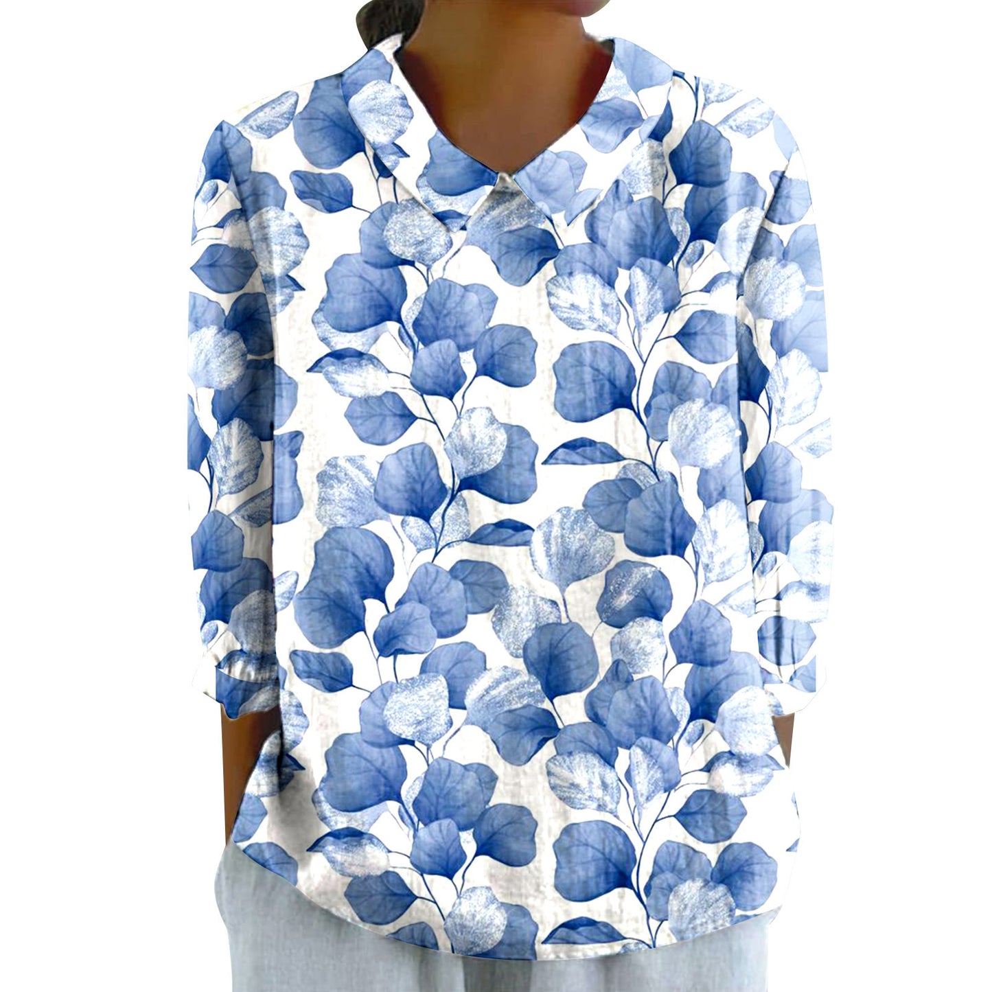 Chemise ample décontractée avec imprimé graffiti