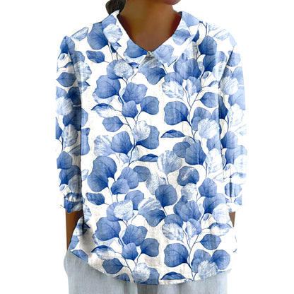Chemise ample décontractée avec imprimé graffiti