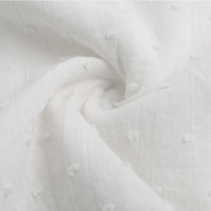 Chemise patchwork en coton à manches évasées