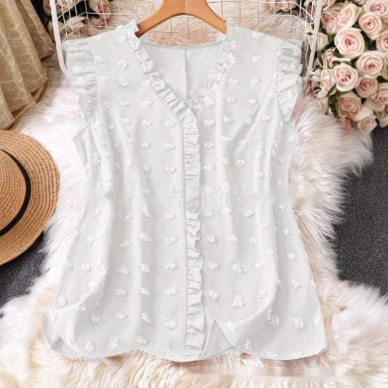 Chemise décontractée à manches courtes et à motifs