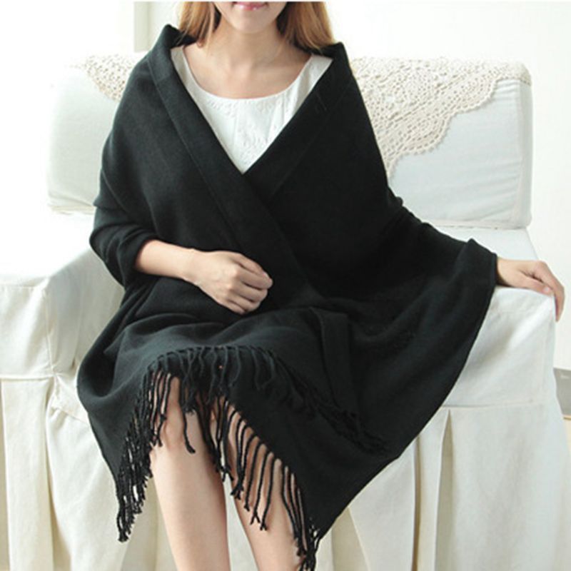 Women's Cashmere-like Plaid Scarf Fashionable Warm