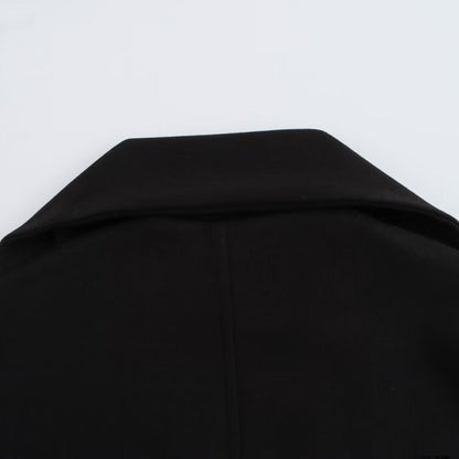 manteau en tissu avec écharpe