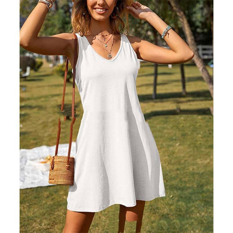Nouvelle robe ample à manches longues pour femme