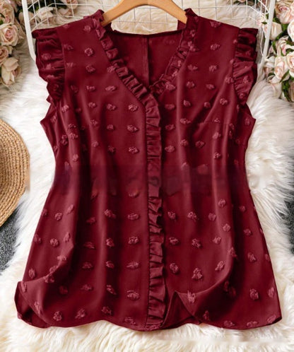 Chemise décontractée à manches courtes et à motifs