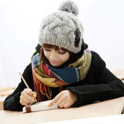 Women's Cashmere-like Plaid Scarf Fashionable Warm