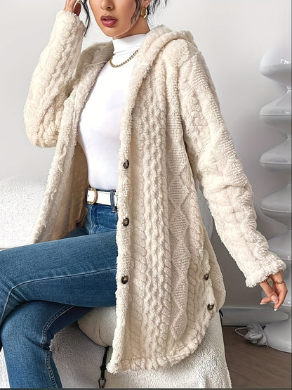 manteau cardigan à capuche