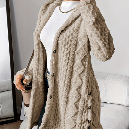 manteau cardigan à capuche