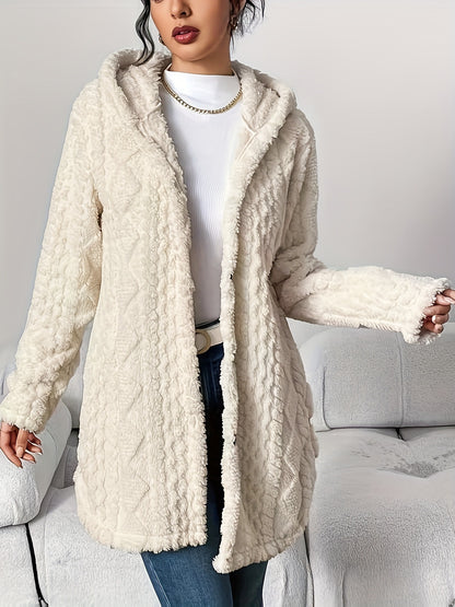 manteau cardigan à capuche