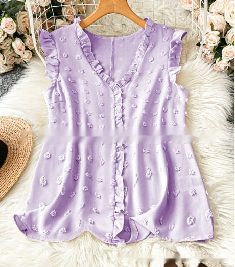 Chemise décontractée à manches courtes et à motifs