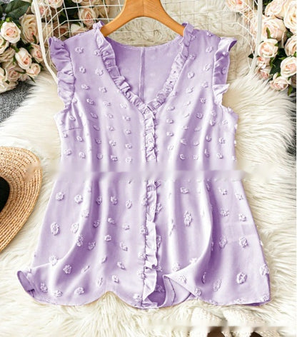 Chemise décontractée à manches courtes et à motifs