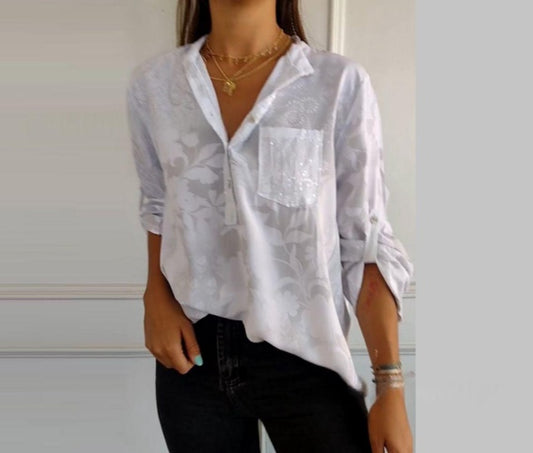 Chemise imprimée stylée et élégante pour un nouvel été