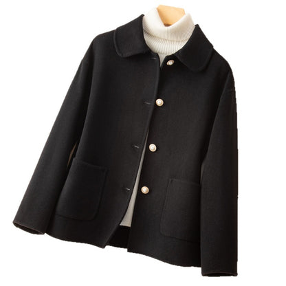 manteau en laine et cachemire
