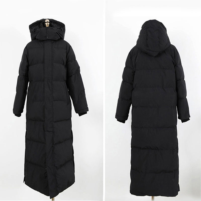 long manteau d'hiver chaud