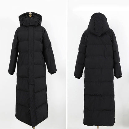 long manteau d'hiver chaud